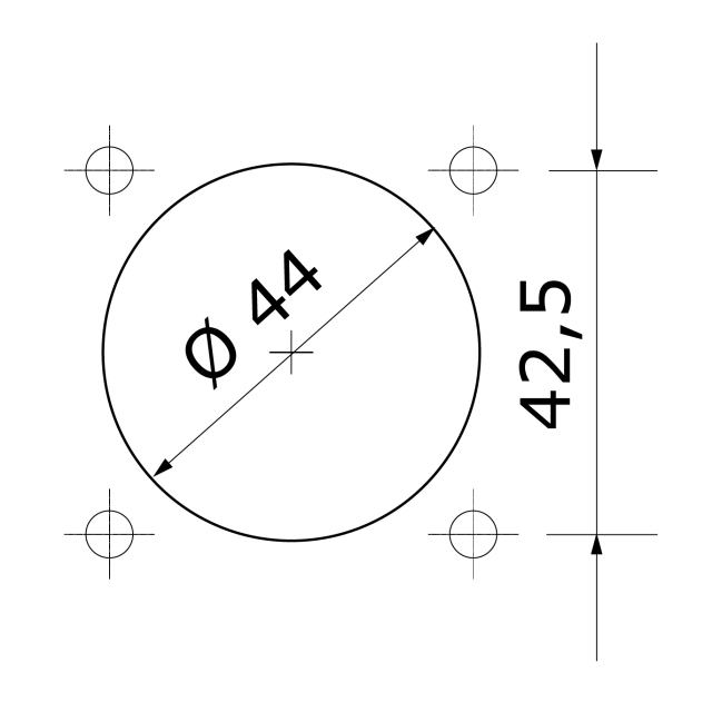 Panel cut-out drain/source