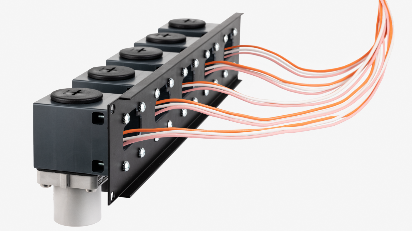 PowerSyntax 90 Chain Pilot microswitch controls, panel rear