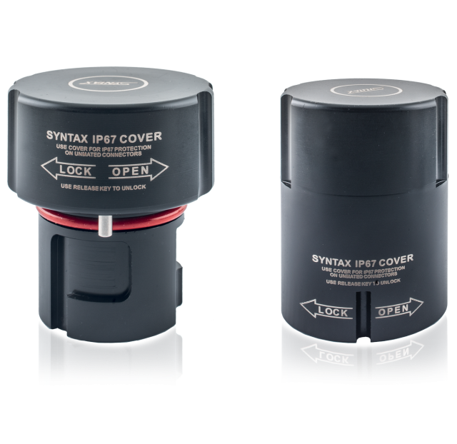 IP67 protection caps for PowerSyntax single pole connectors