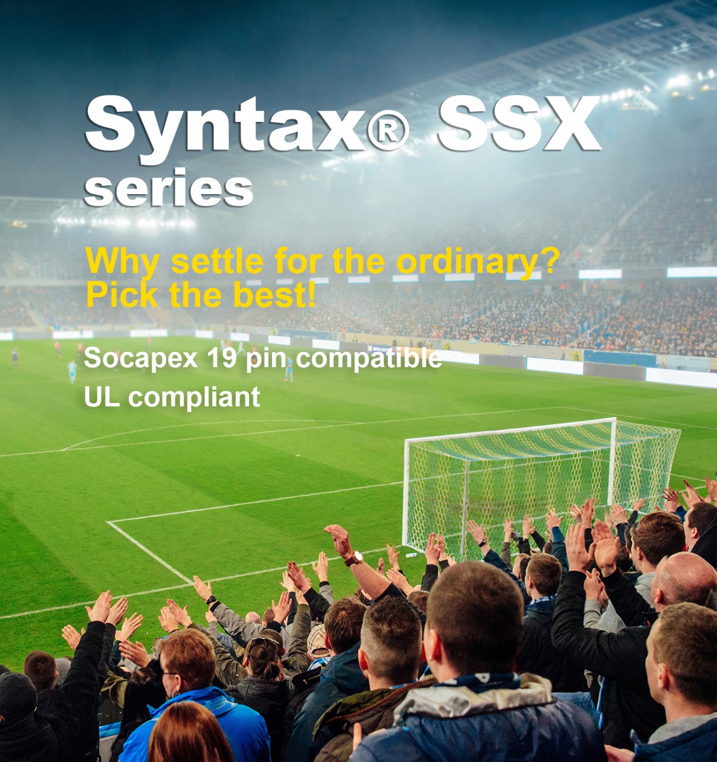 Syntax SSX - Socapex 19-pin compatible connectors