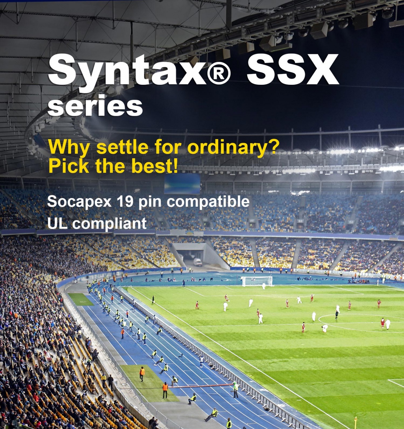 Syntax SSX - Socapex 19-pin compatible connectors
