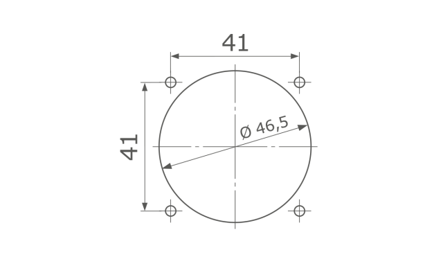 Cut-out dimensions