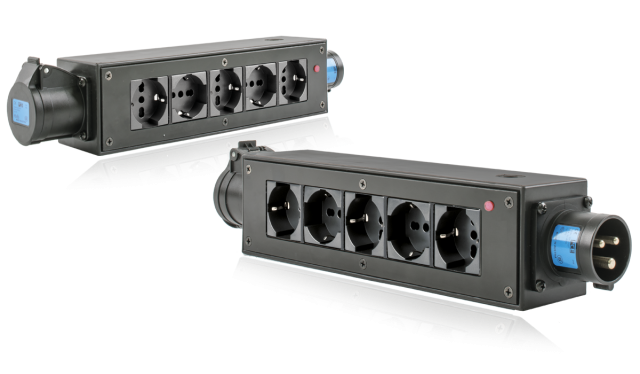 PowerBox MiniBrick 16amp - OUT 5x italian/german 3p IP2 sockets