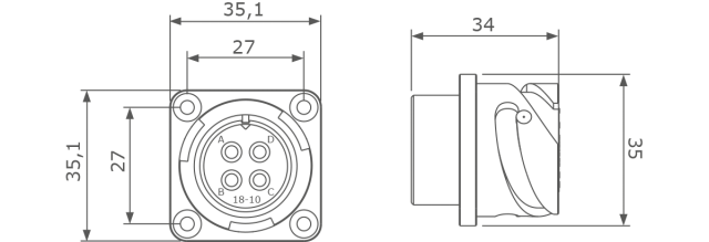 SPK 4 pin