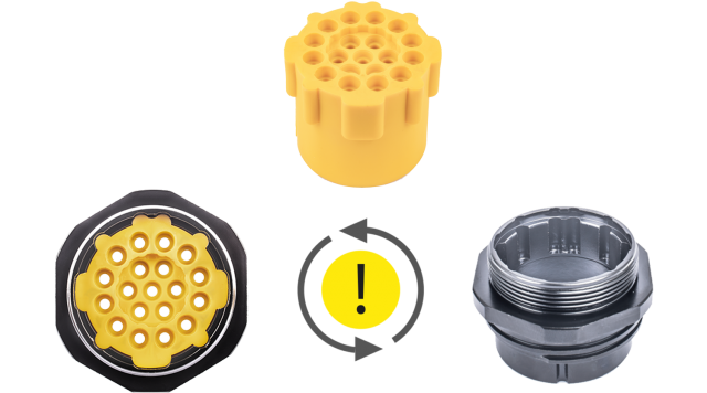 Anti-rotation shell and insert design