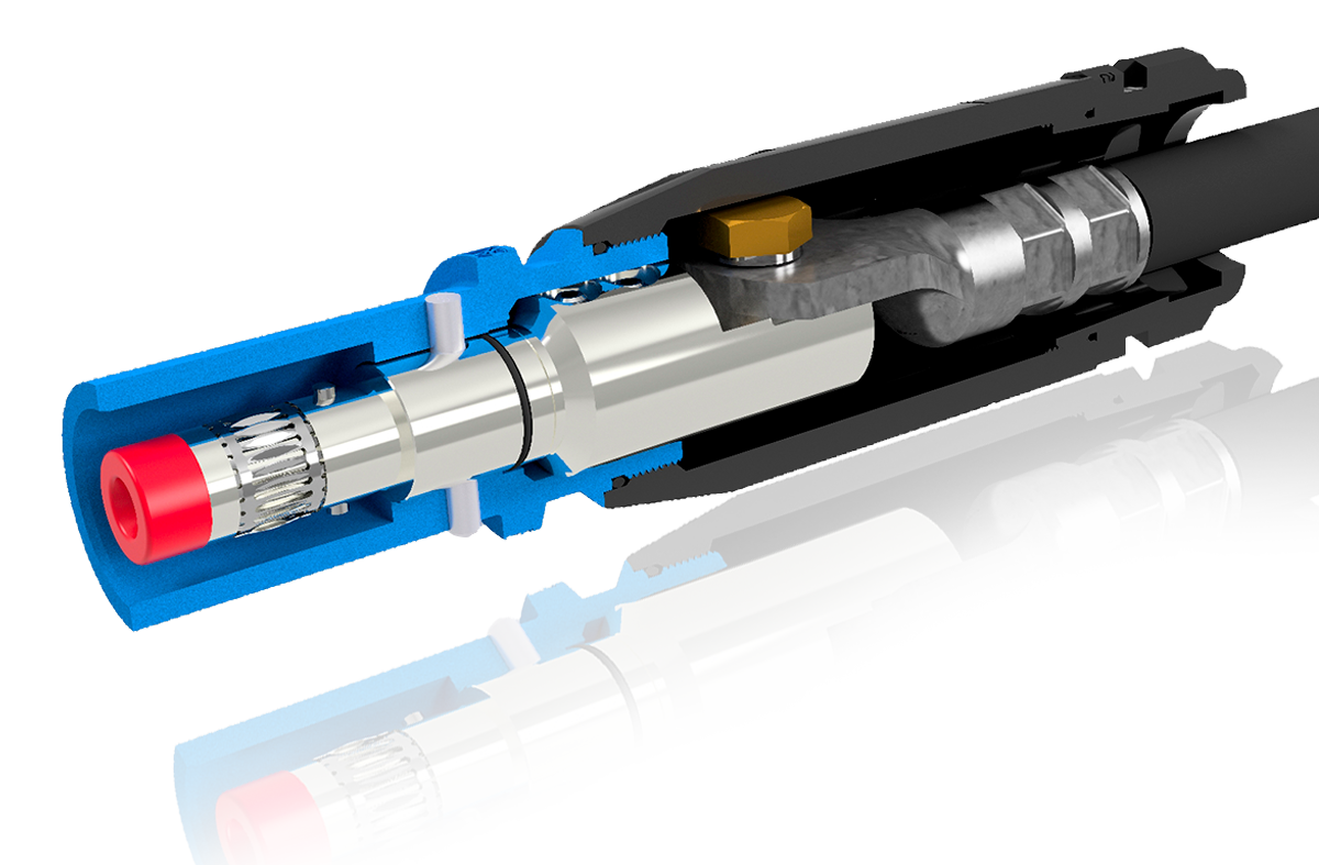 PowerSyntax single pole connector with lug converter