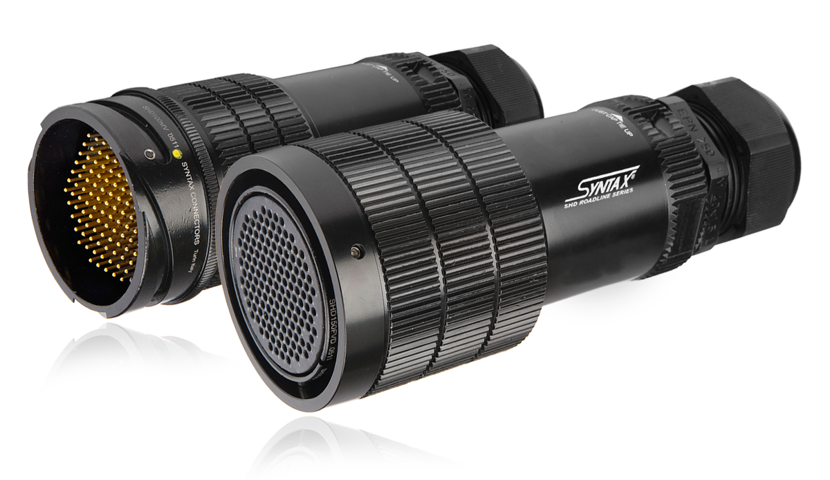 Syntax SHD heavy duty multipin bayonet connectors