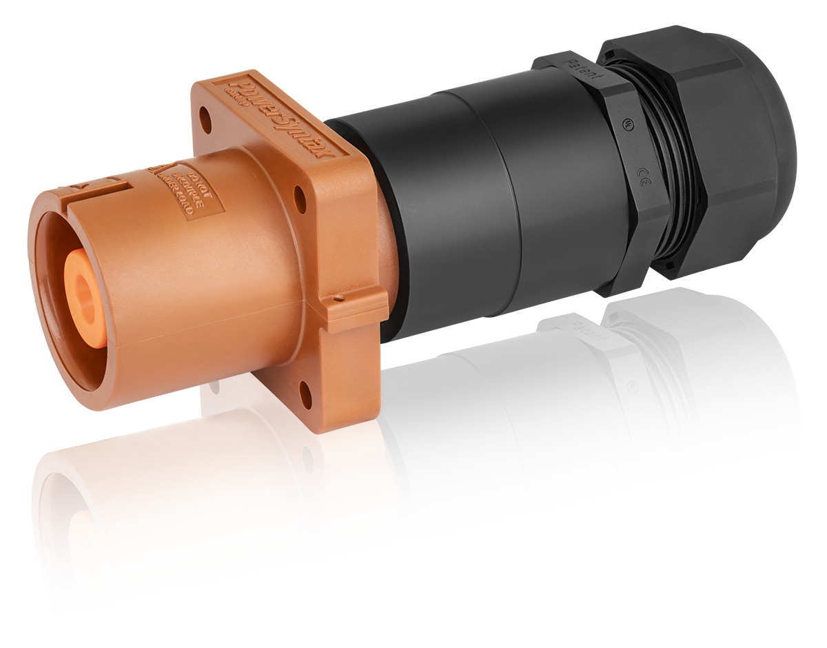 PowerSyntax Shelter IP 67 backshell for single pole panel connectors 